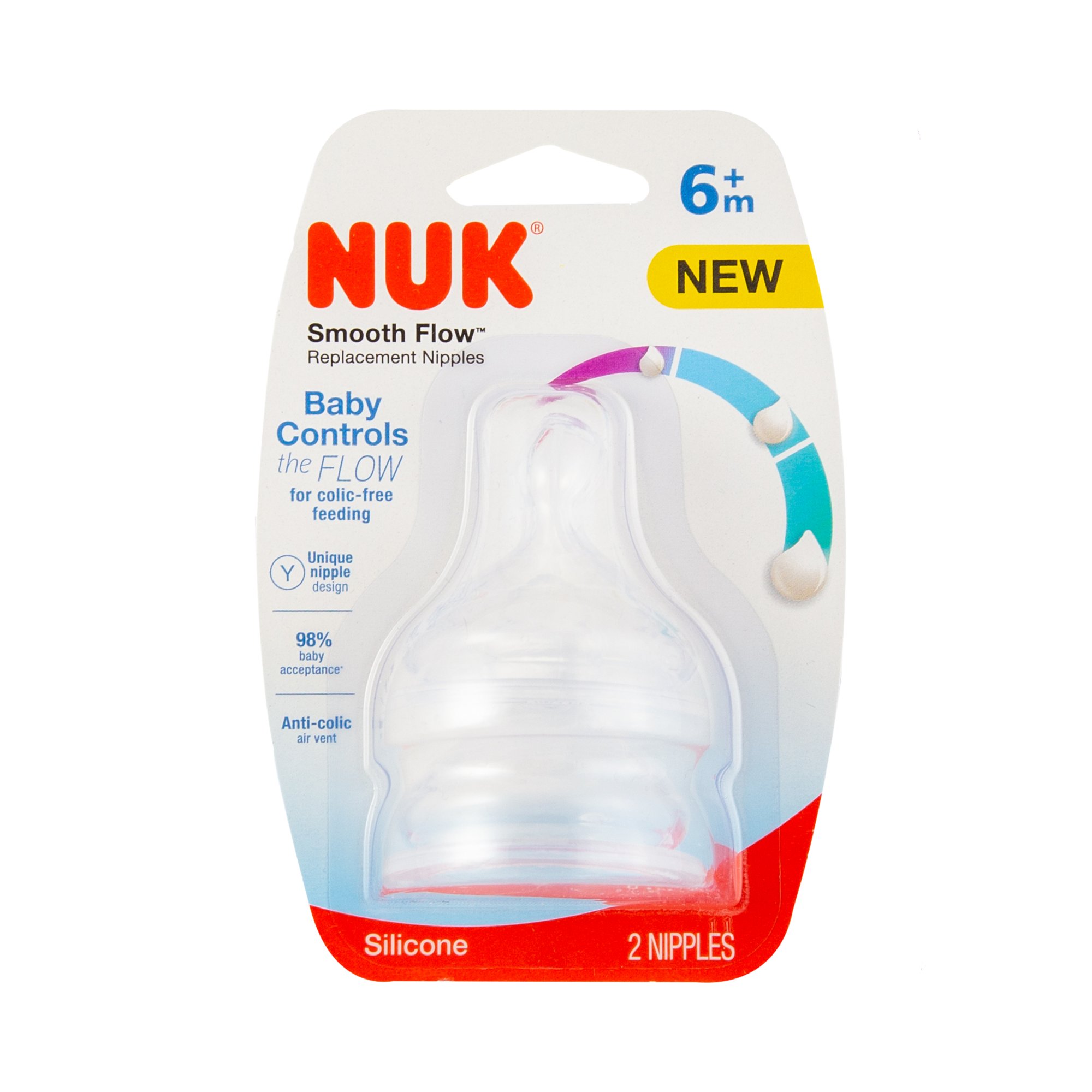 Size 2 hot sale bottle nipple